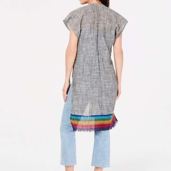 Steve Madden Boho Chic Sleeveless Vest Cardigan — NWT, Perfect for Layering! - Picture 5 of 9